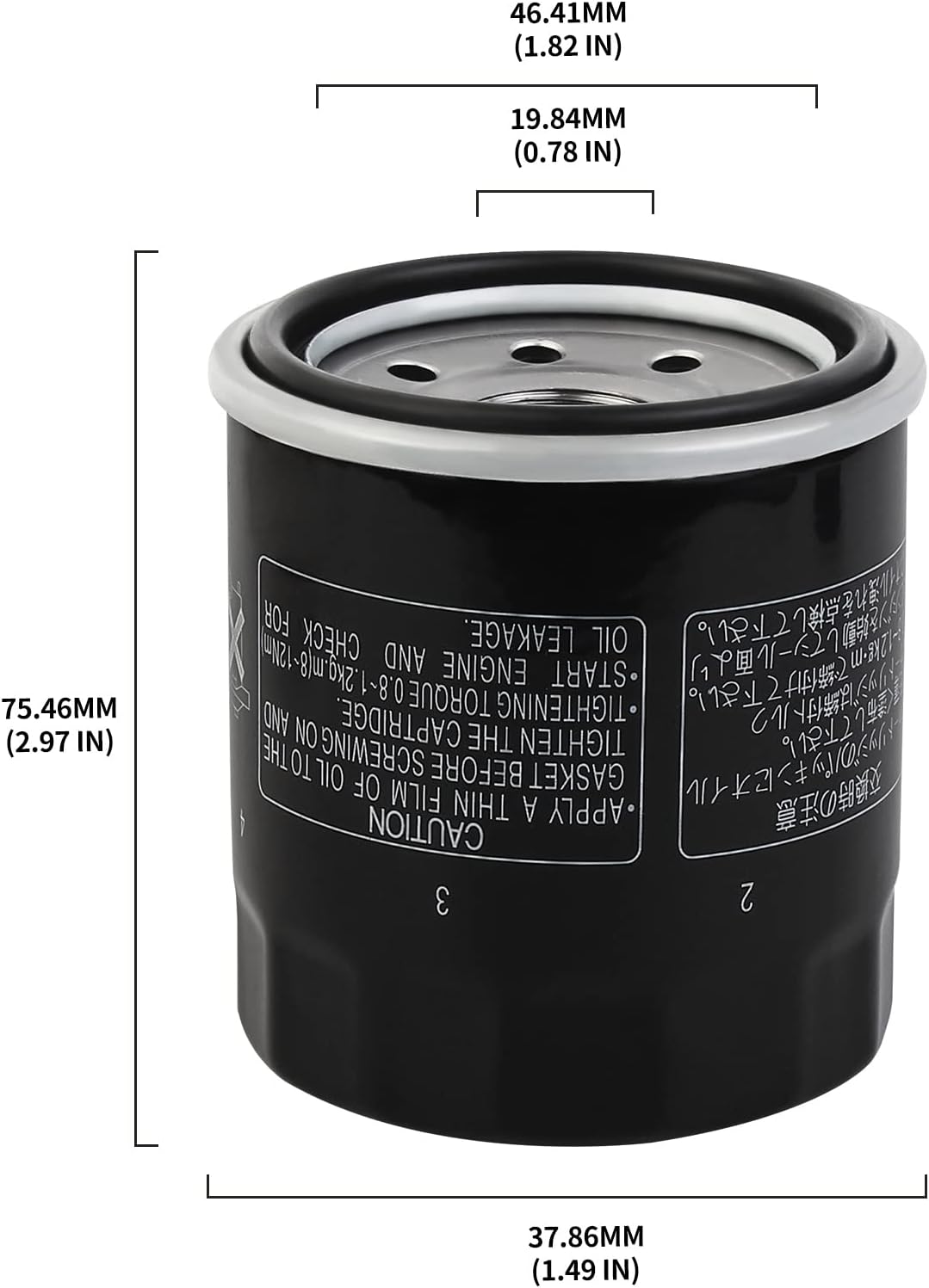Road Passion PH6017A 160971068 2520799 Filtro de aceite para YAMAHA XVS950 PERNOPERNO R-SPEC 2014-2016 XVS950 PERNO C-SPEC 2015-2016 XVS950 MIDNIGHT