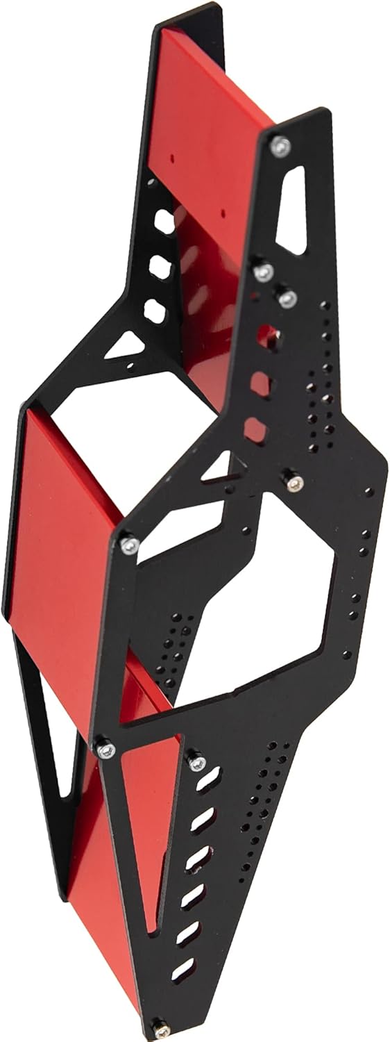 ShareGoo – Kit de marco de aluminio para chasis de rocas compatible con 124 axial SCX24 90081 AXI0001 AXI0001 AXI0002 AXI0005 AXI0006 RC Crawler
