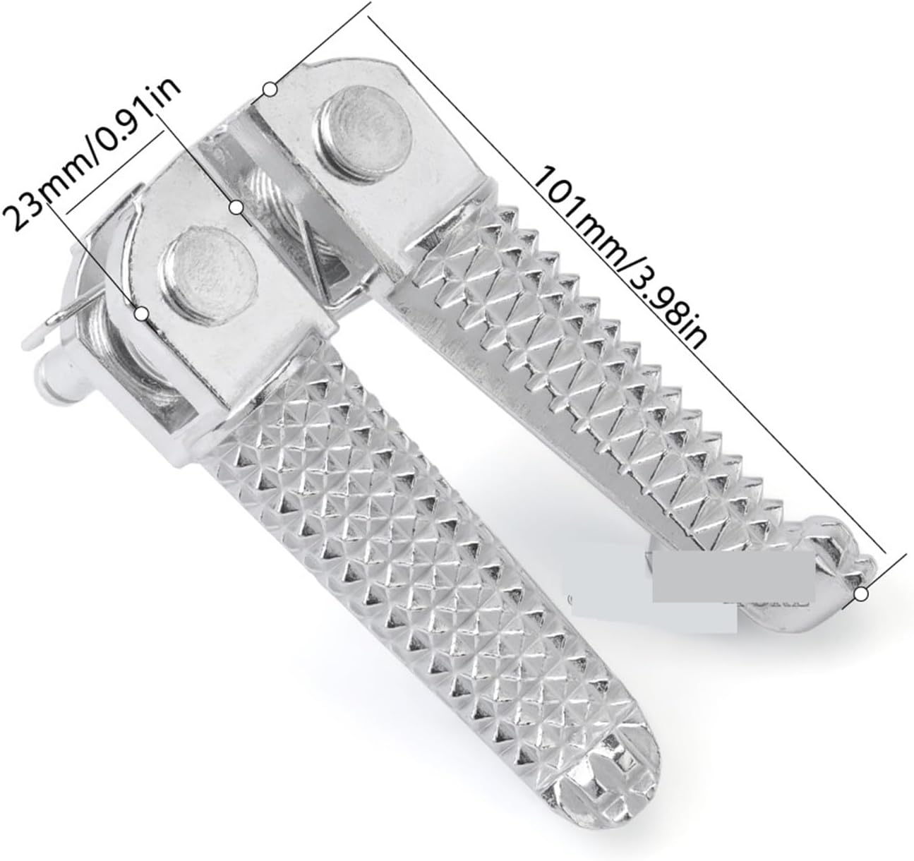 Reposapiés delantero 2022 compatible con YZF R25 R3 MT25 MT03 2014-2023 motocicleta izquierda derecha soporte YZFR25 YZFR3 (Talla izquierda y