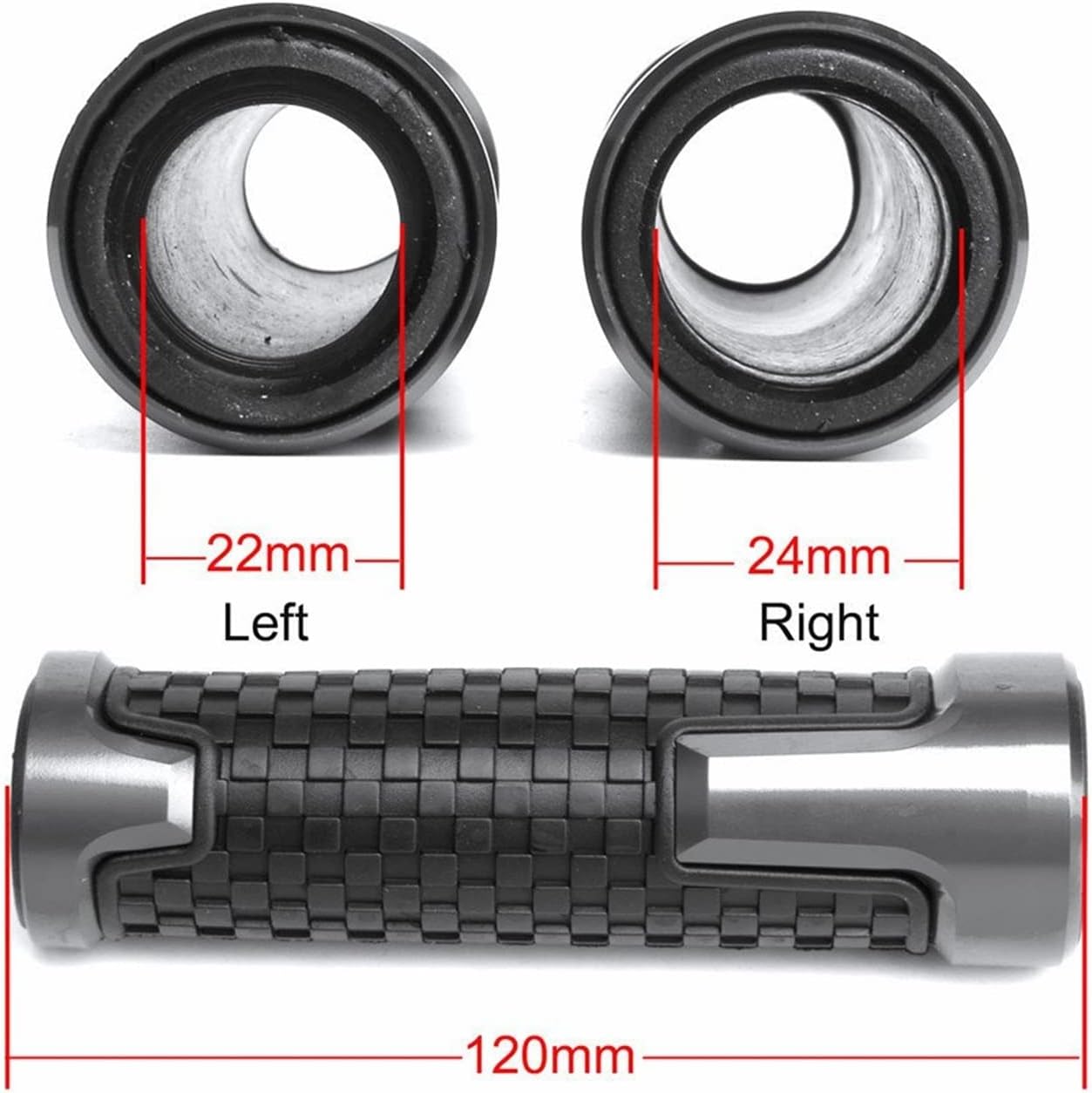 Motorcycle Handlebar Motorcycle Knobs Anti-Skid Scooter Handle Grips 22mm Bar Hand Handlebar for Yamaha Xmax 125 250 300 400 X-MAX 2017-2020