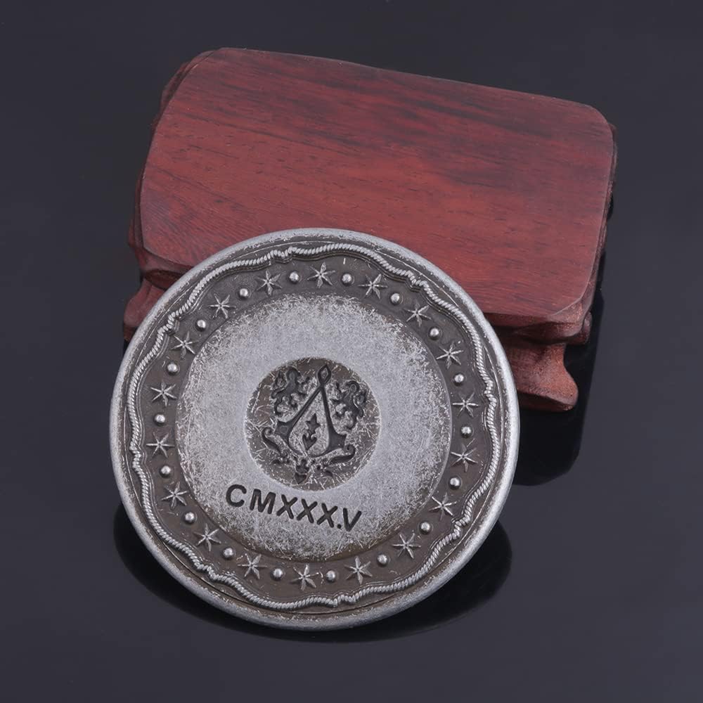 Blood Oath Marker Coin Novelty Metal Coins John Movie Props Cosplay Collecting Coin for Fans for Men Women Teen (Black Coin)