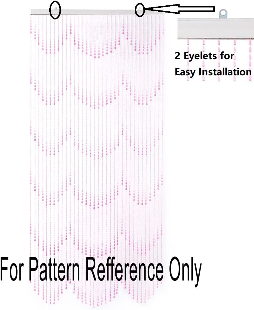 3 FT X 6 FT Raindrops Faux Crystal Beaded Curtain Door String Curtain Wall Panel Window Room Divider Blind for Wedding Coffee House Restaurant Parts