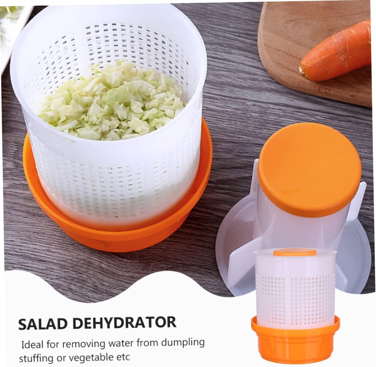 HOMSFOU Deshidratador de relleno de vegetales, deshidratador de relleno de desidratadoras d alimentos, colador de ensalada, deshidratador de