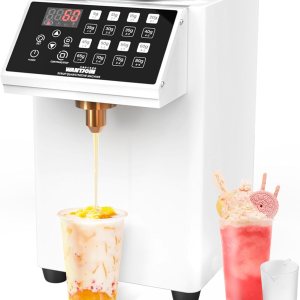 WantJoin Dispensador automático de fructosa para uso comercial, dispensador de jarabe de acero inoxidable para equipos de té de burbujas, máquina WantJoin Dispensador automático de fructosa para uso comercial, dispensador de jarabe de acero inoxidable para equipos de té de burbujas, máquina