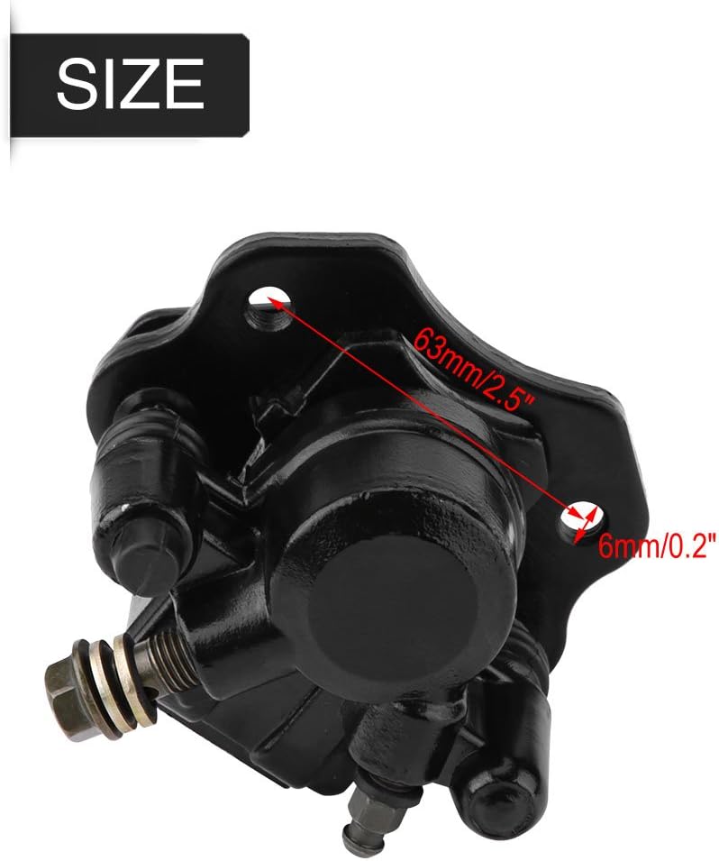 Yctze Pinza de freno de disco de motocicleta Pinza trasera Kit de freno de disco para 50cc 70cc 90cc 110cc 125cc ATV Quad Motocross
