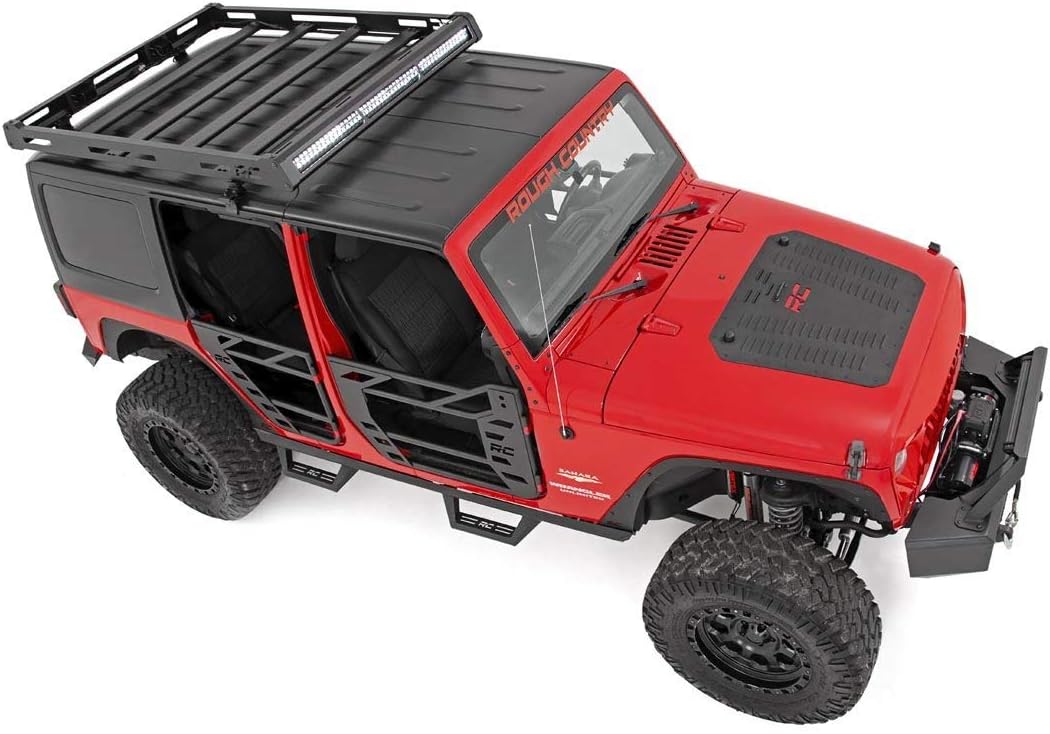 Rough Country Rejilla de capó para Jeep Wrangler JK 2007-2018 – 10527