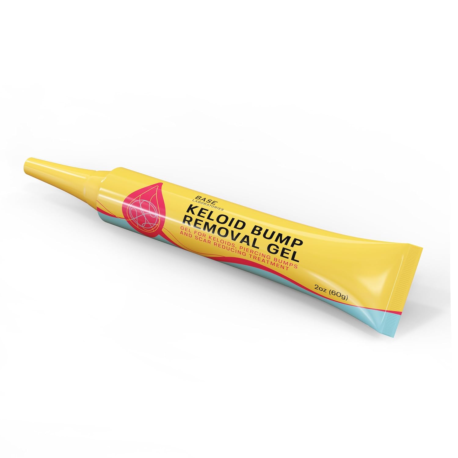 BASE LABORATORIES Gel de eliminación de golpes queloides  Tratamiento natural de golpes y gel queloide para cicatrices  Eliminación de cicatrices