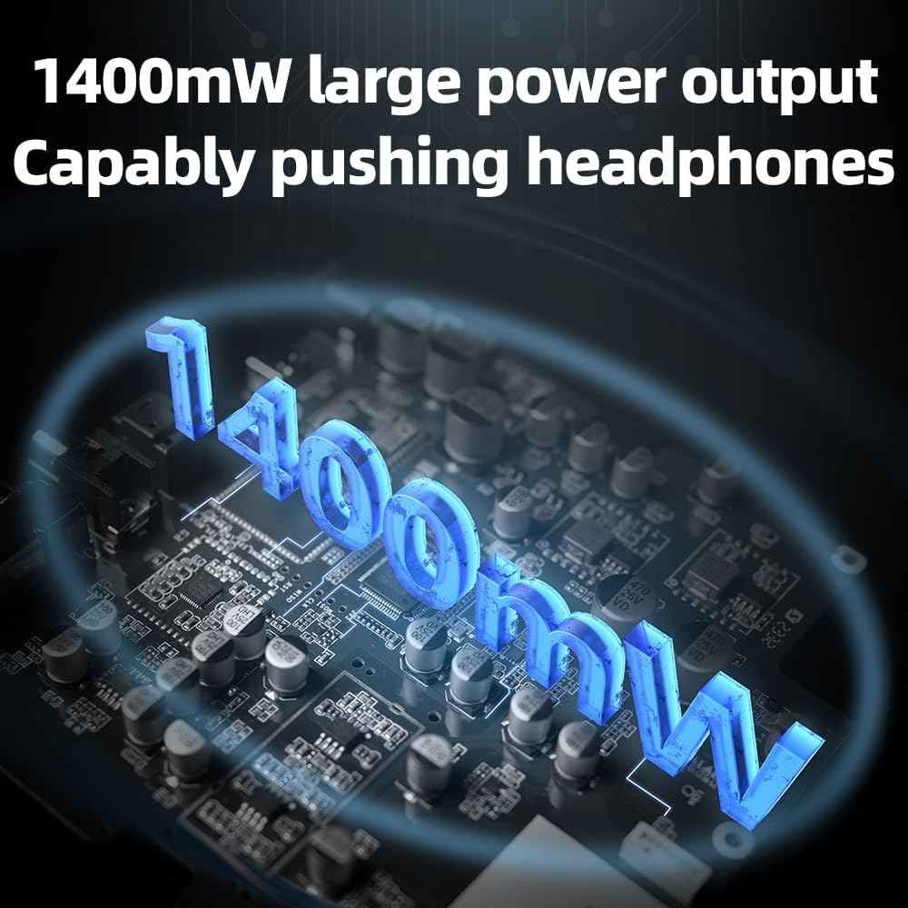 FiiO K11 DAC y amplificador de auriculares para audio doméstico o PC, 0.250 in y equilibrado 0.173 in, RCA, coaxial, óptico, 1400 mW, 384 kHz24 bits