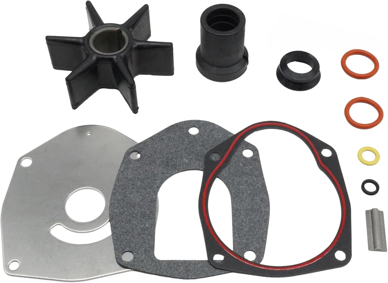43026Q06 Kit de impulsor de bomba de agua con conjunto de acoplamiento para Mercury Mariner 4 tiempos fueraborda y Mercruiser Alpha 1 Gen 2
