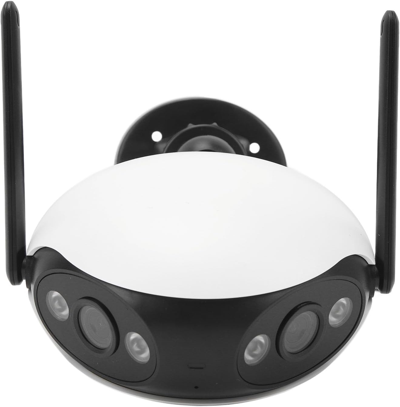 Cámara de seguridad para exteriores, cámara inalámbrica de doble lente 2K con detección de movimiento, cámara de seguridad nocturna IP66 a todo