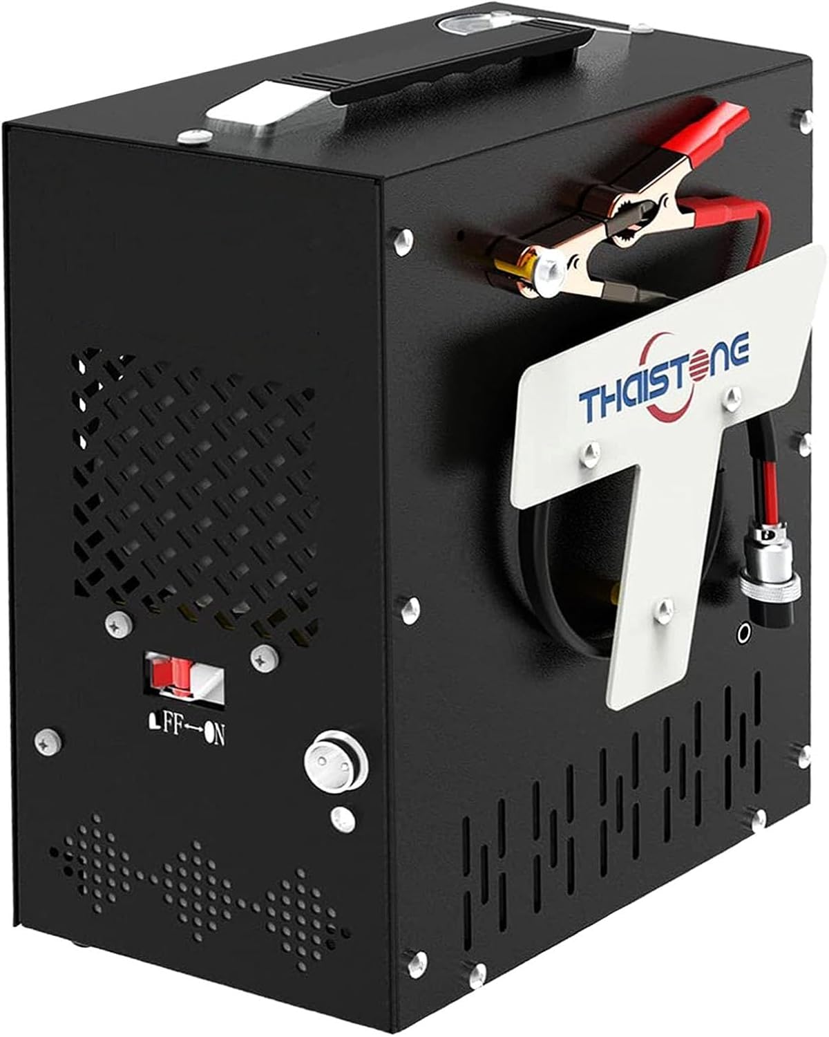 Compresor de aire PCP 4500 Psi30Mpa, filtro separador integrado sin aceiteagua, alimentado por Home 110V AC o Car 12V DC, Compresor Pcp para tanque