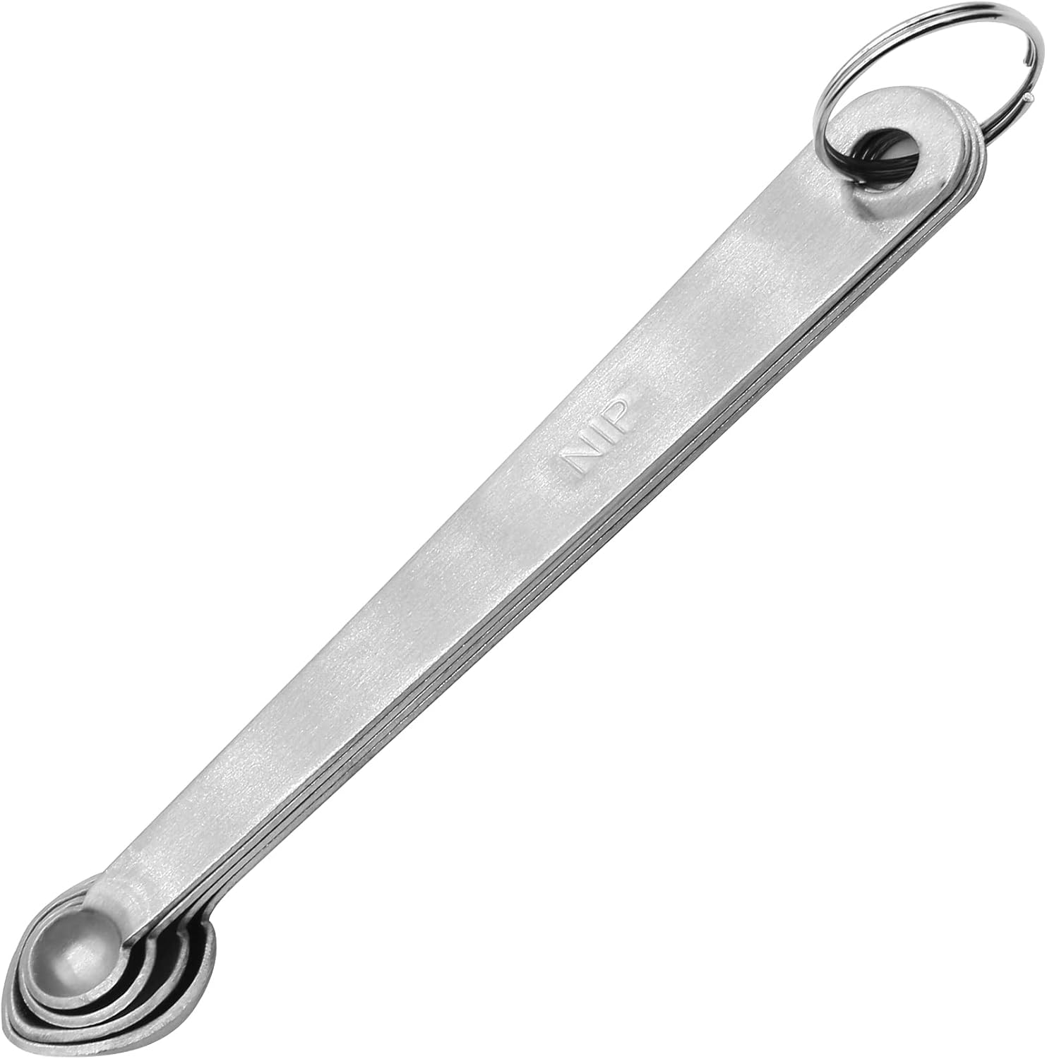 Juego de cucharas medidoras de acero inoxidable, mini cuchara medidora 164, 132, 116, 18, 14 cucharadita de metal cuchara medida para ingredientes