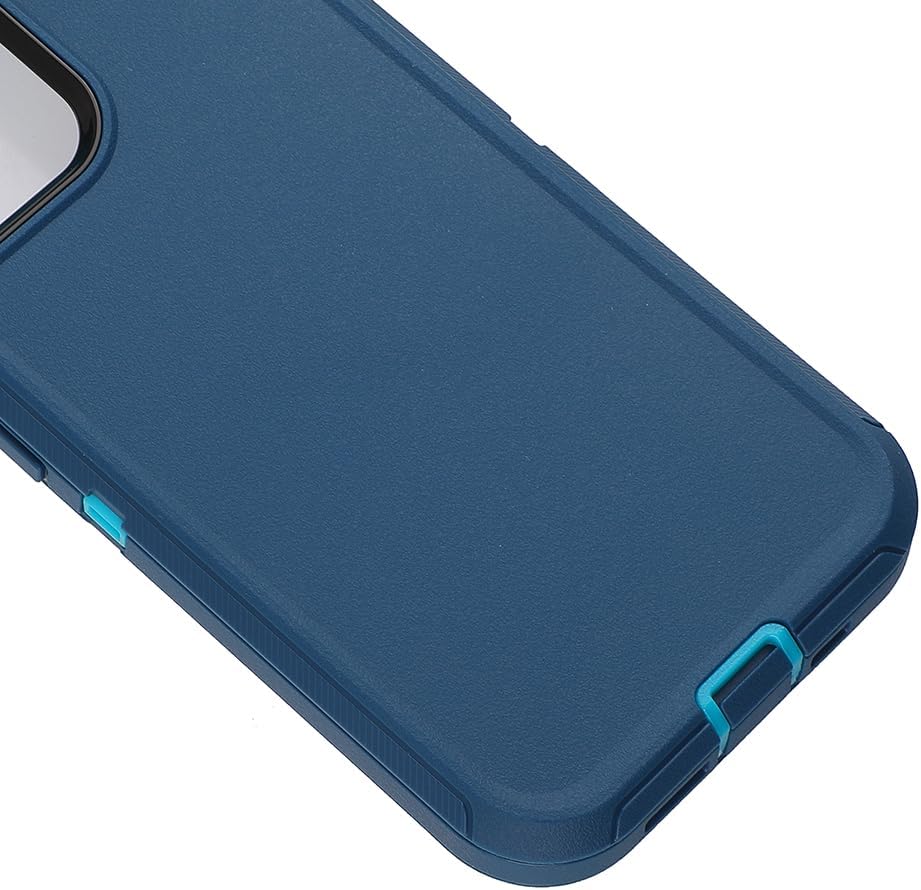 Funda para iPhone 15 de 6.1 pulgadas, resistente funda protectora de 3 capas de grado militar, a prueba de golpes, protección contra caídas, funda