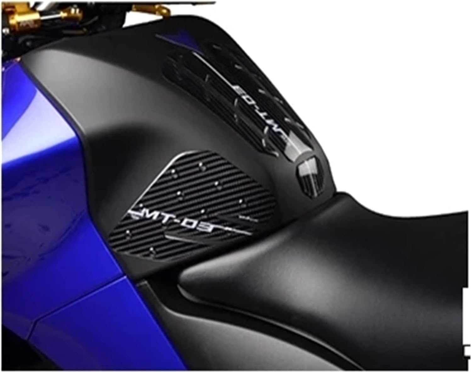 Adhesivo para tanque de combustible de motocicleta Yamaha MT-03, accesorios adhesivos resistentes a arañazos y arañazos (color  9#)