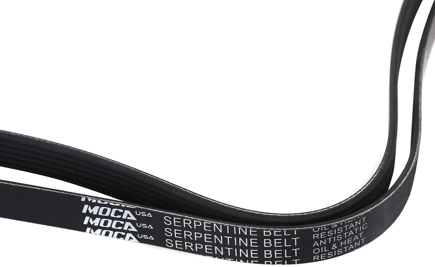 MOCA 6PK2030 EPDM – Correa serpentina para Chevrolet Corvette 5.7L V8 -cc 350ci (alternador, bomba de agua y dirección asistida)