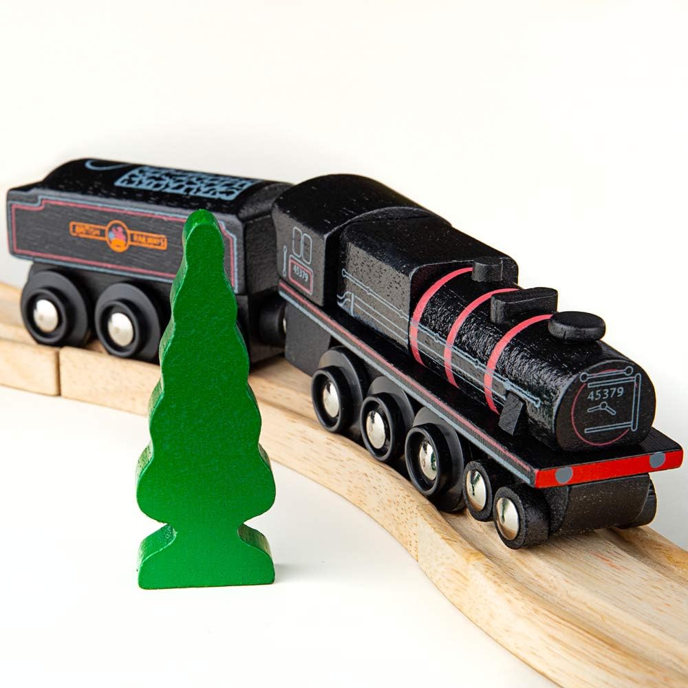 Bigjigs Rail Colección Heritage Black 5 Motor