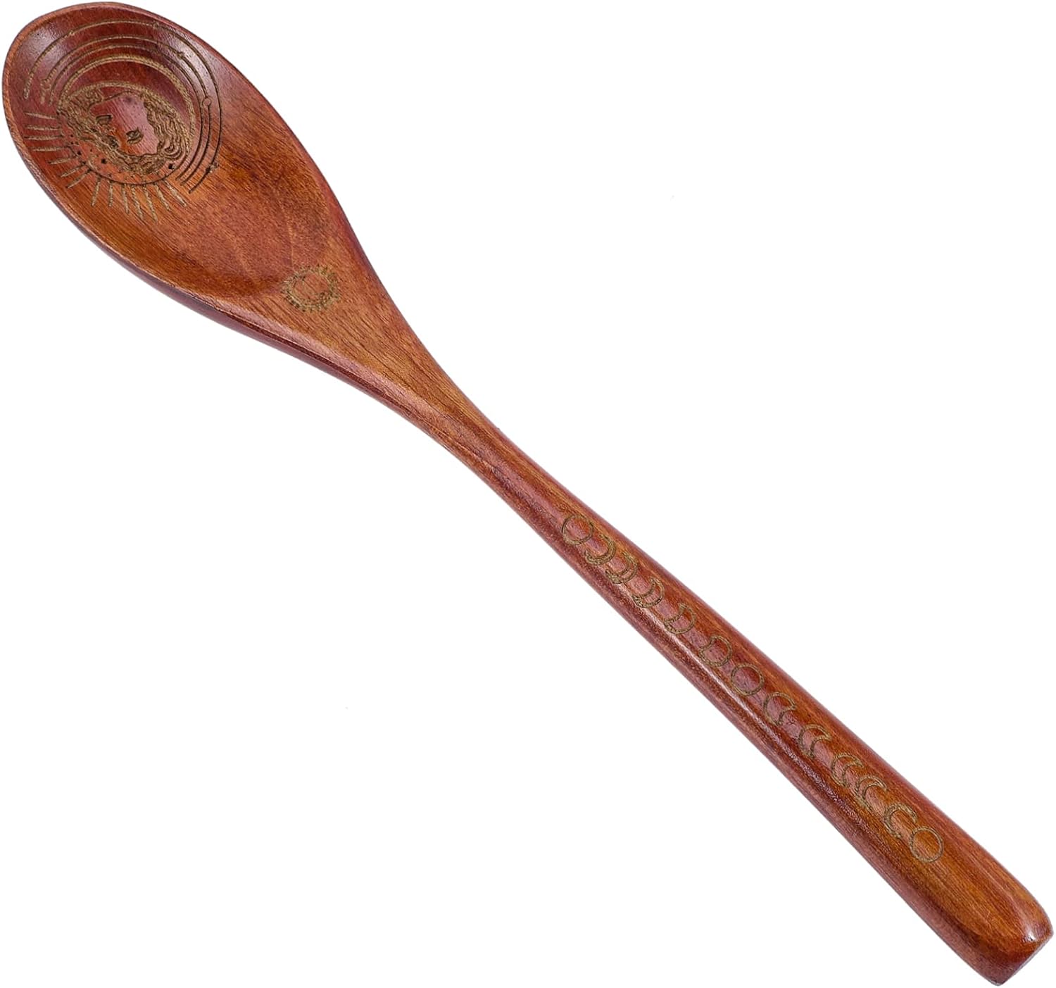 HOMSFOU Cucharas rituales para servir condimentos ensalada Cucharas para Comer Sales de baño Cucharas de sopa Café Lavado Mini Naturaleza Mini