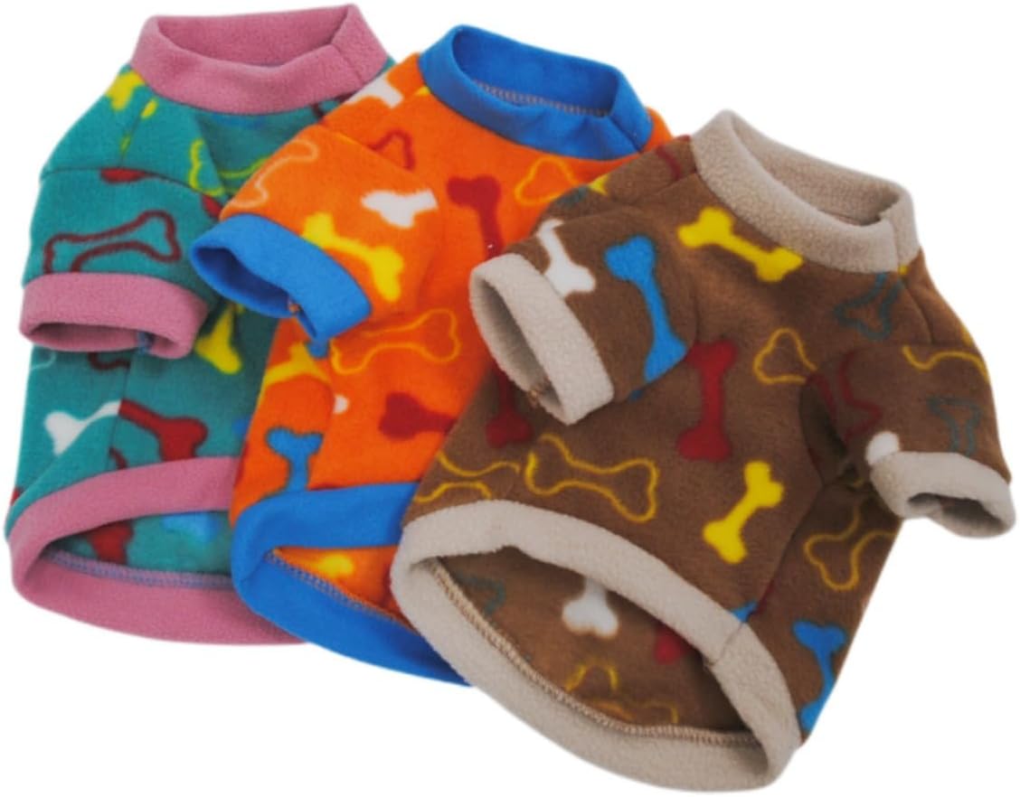 Suéter para perro, chaqueta de forro polar cálido, abrigo de invierno para perro, sudadera para mascotas, ropa suave para clima frío para gatos,