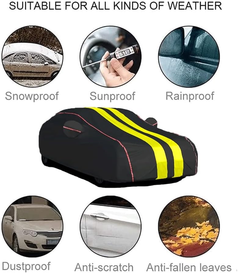Funda impermeable para automóvil Renault Logan I Saloon, impermeable, transpirable, grande, cubierta de automóvil, a prueba de polvo, anti-UV,
