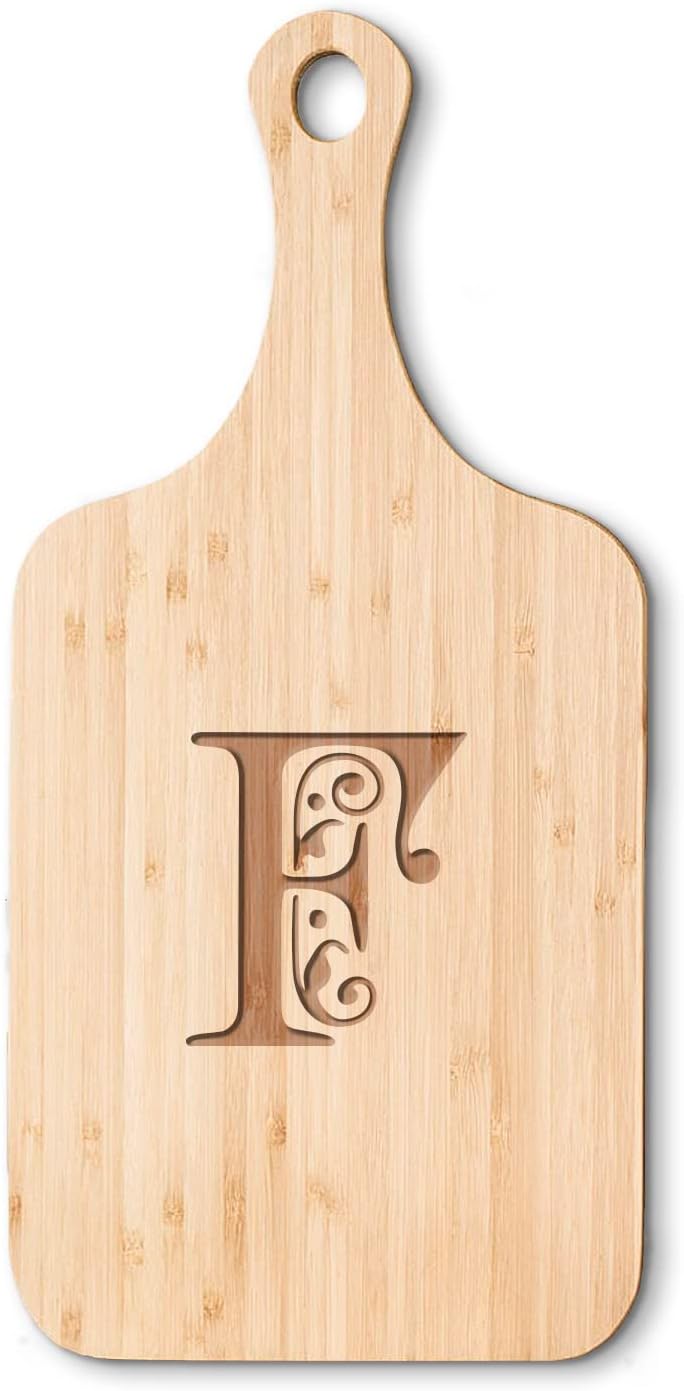Regalo de boda personalizado para parejas, tabla de cortar de bambú con monograma, regalos de compromiso o regalos de novia – Regalo para señor y