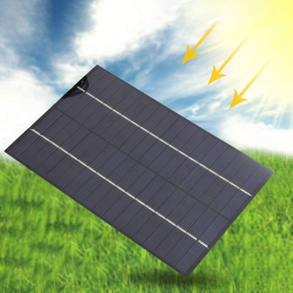 Solar Panel, 4.2W 18V Portable Efficient Polycrystalline Silicon Solar Cell Panel for DIY Power Charger, Energy Saving