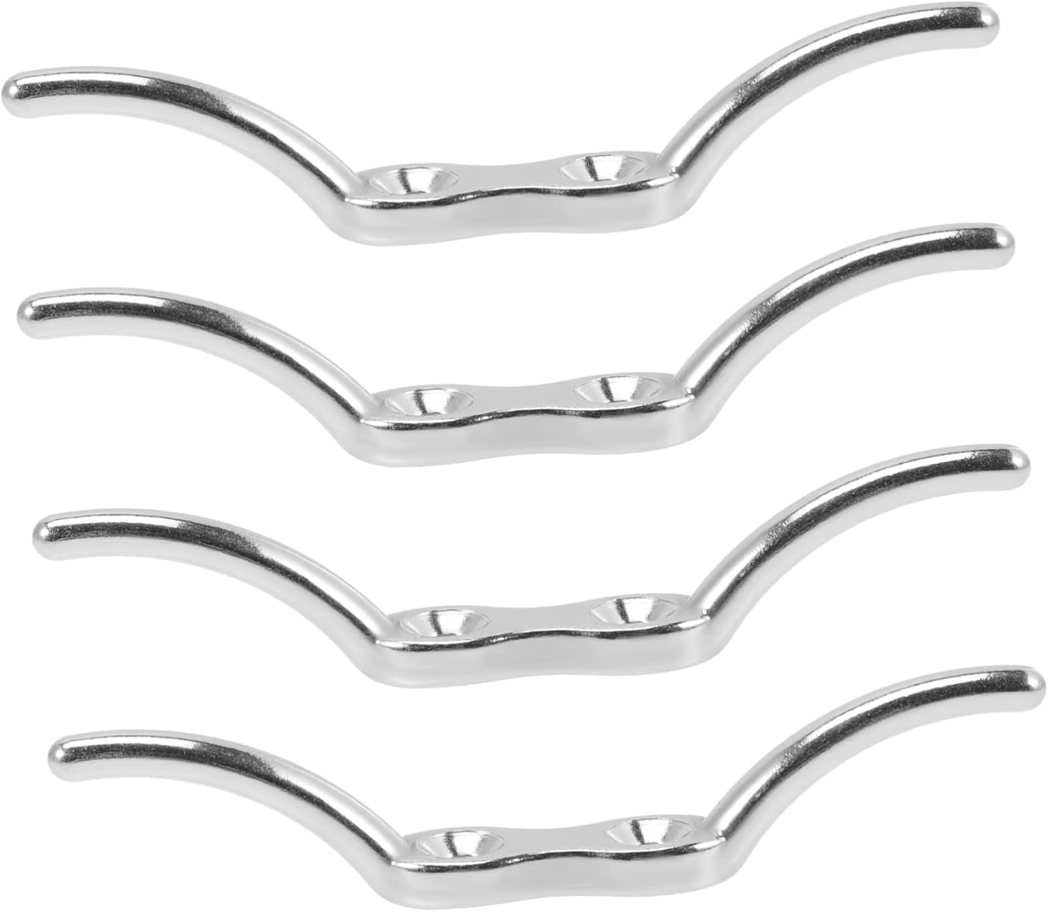 4 ganchos de cuerda de gancho, bolardo para botes, ganchos de acero inoxidable para barcos, accesorios marinos, accesorios para muelles,