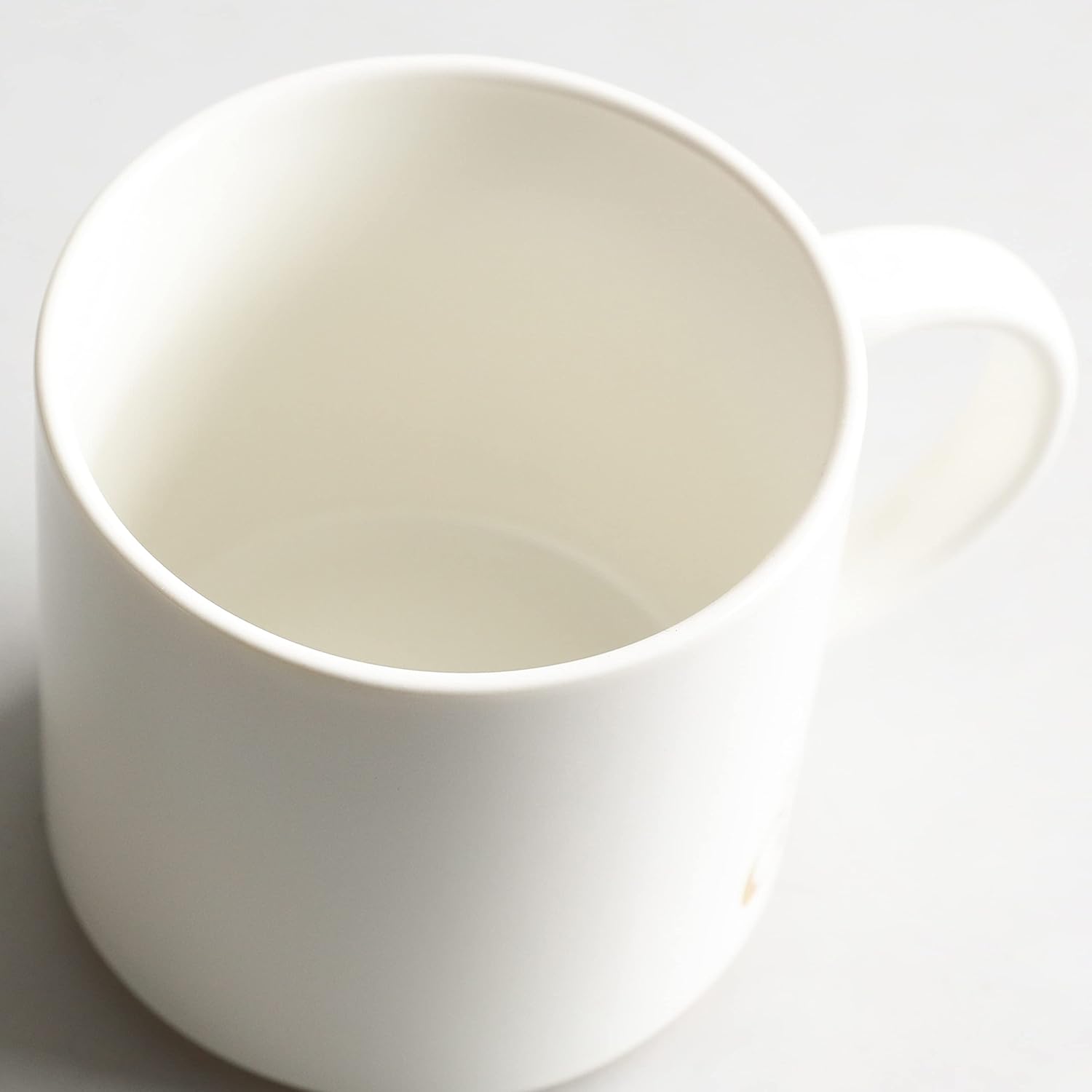 COLLECTIVE HOME – Tazas de cerámica con monograma, tazas de café con inicial dorada de 15 onzas, elegantes tazas de té del alfabeto, elegante taza