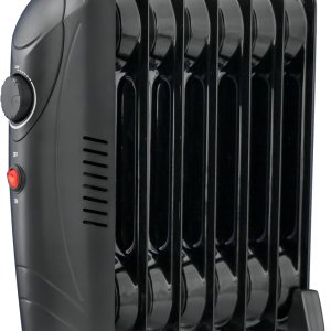 LifePlus Calentador lleno de aceite, calentador de espacio radiante portátil de 700 W con termostato ajustable, calentador eléctrico pequeño LifePlus Calentador lleno de aceite, calentador de espacio radiante portátil de 700 W con termostato ajustable, calentador eléctrico pequeño