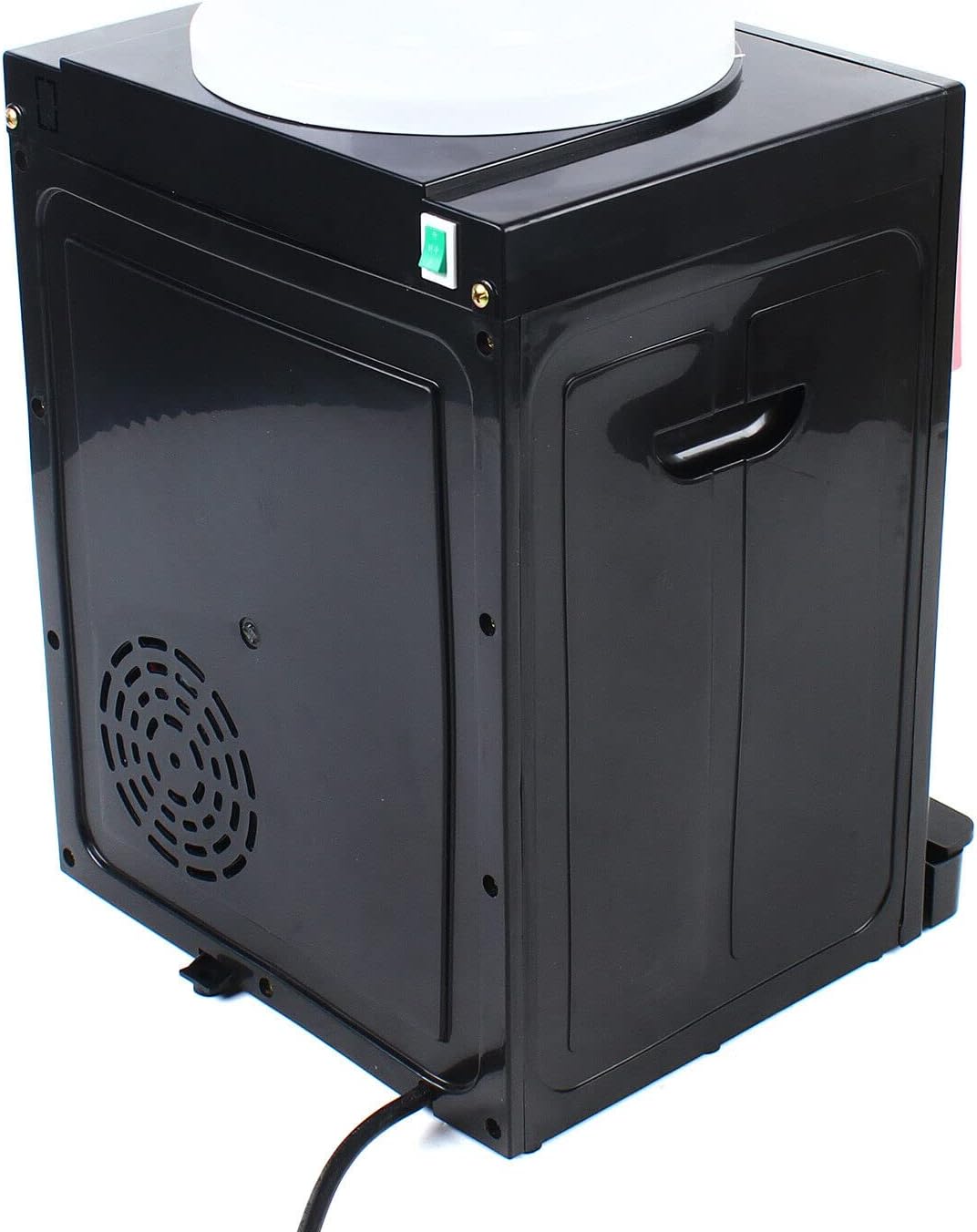 Dispensador de agua eléctrico, dispensador de agua fría y caliente de escritorio, dispensador de agua para el hogar y la oficina, colocado en la