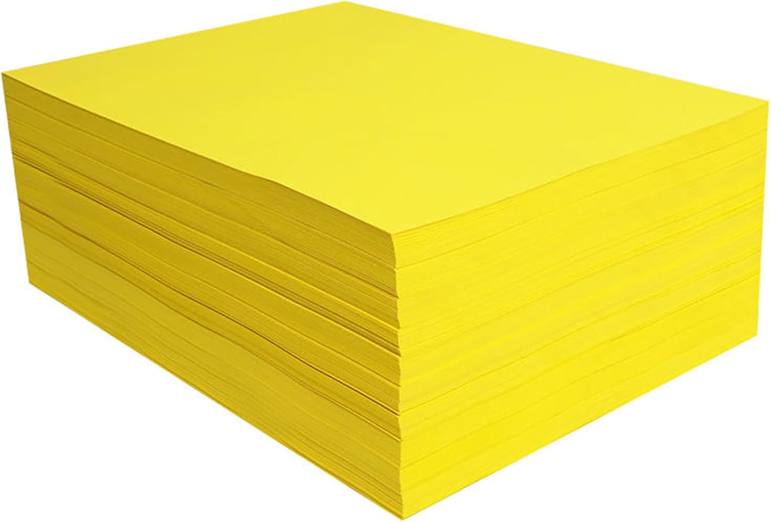 50 hojas de cartulina amarilla de gota de limón de 8.5 x 11 pulgadas, 92 libras, papel de cartulina amarilla de 92 libras para manualidades y
