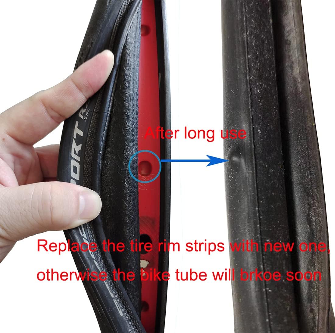 Paquete de 2 tubos interiores de bicicleta 650B de 27.5 x 1.92.125 con palancas de neumáticos y tiras de llanta, tubos de bicicleta de 27.5 pulgadas