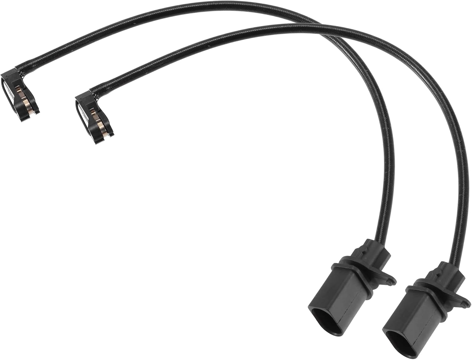ACROPIX Sensor indicador de desgaste de pastillas de freno delantero apto para Audi A4 – Paquete de 2 negro