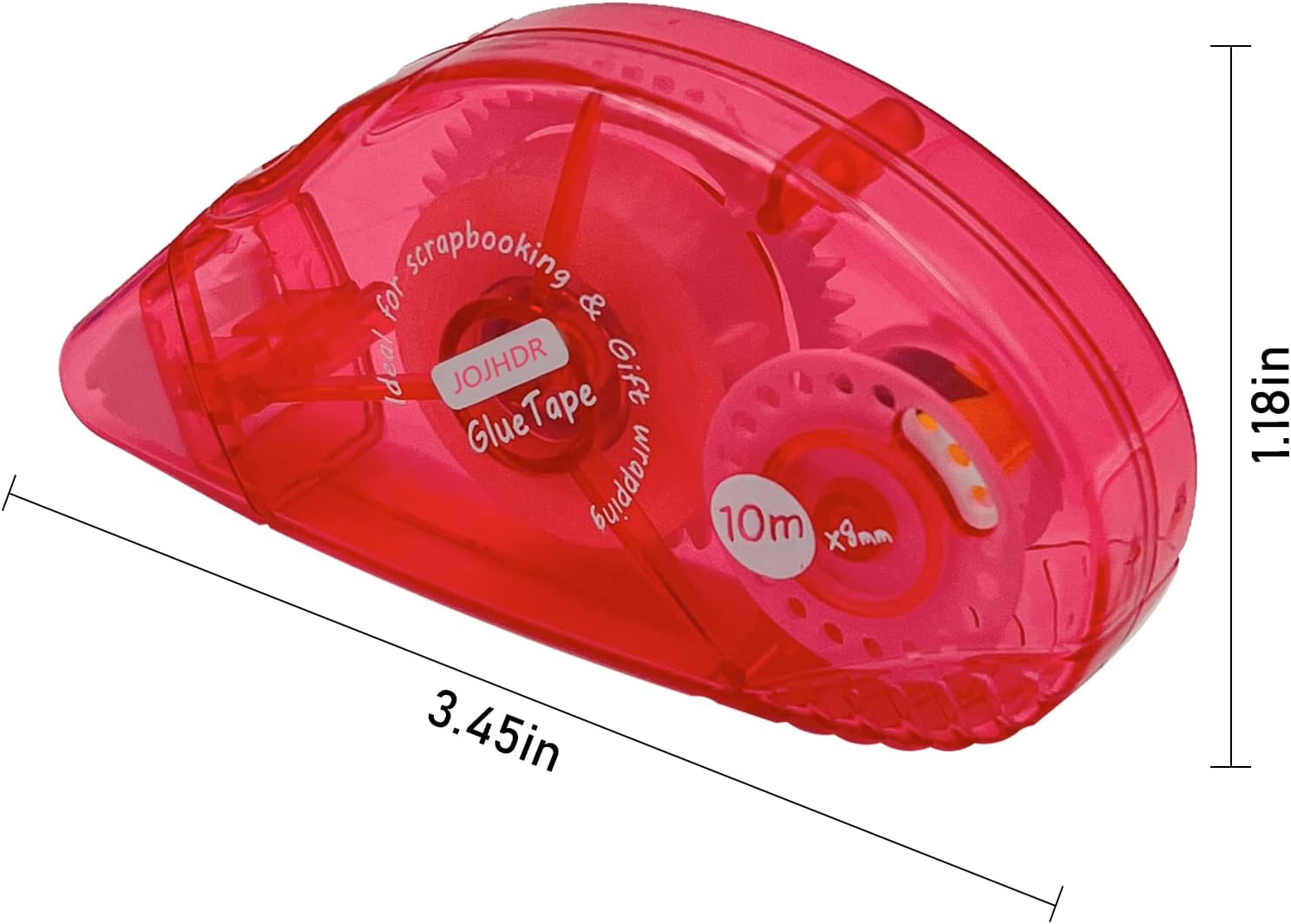 Cinta adhesiva de doble cara, rodillo adhesivo para álbumes de recortes, para manualidades, tarjetas y álbumes de recortes, 0.3 x 360 pulgadas,