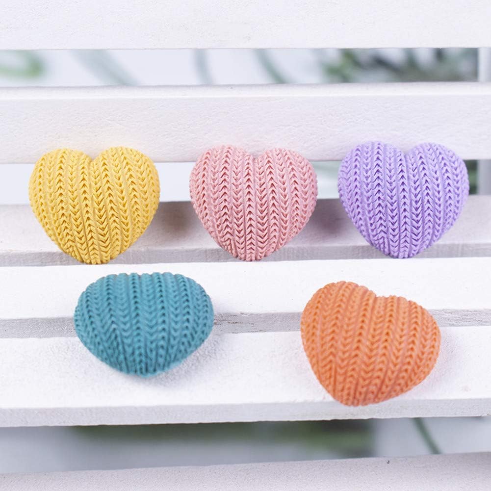 100 abalorios redondos de plástico con forma de estrella y corazón pequeño, adornos de cabujones de espalda plana, adornos para hacer joyas,
