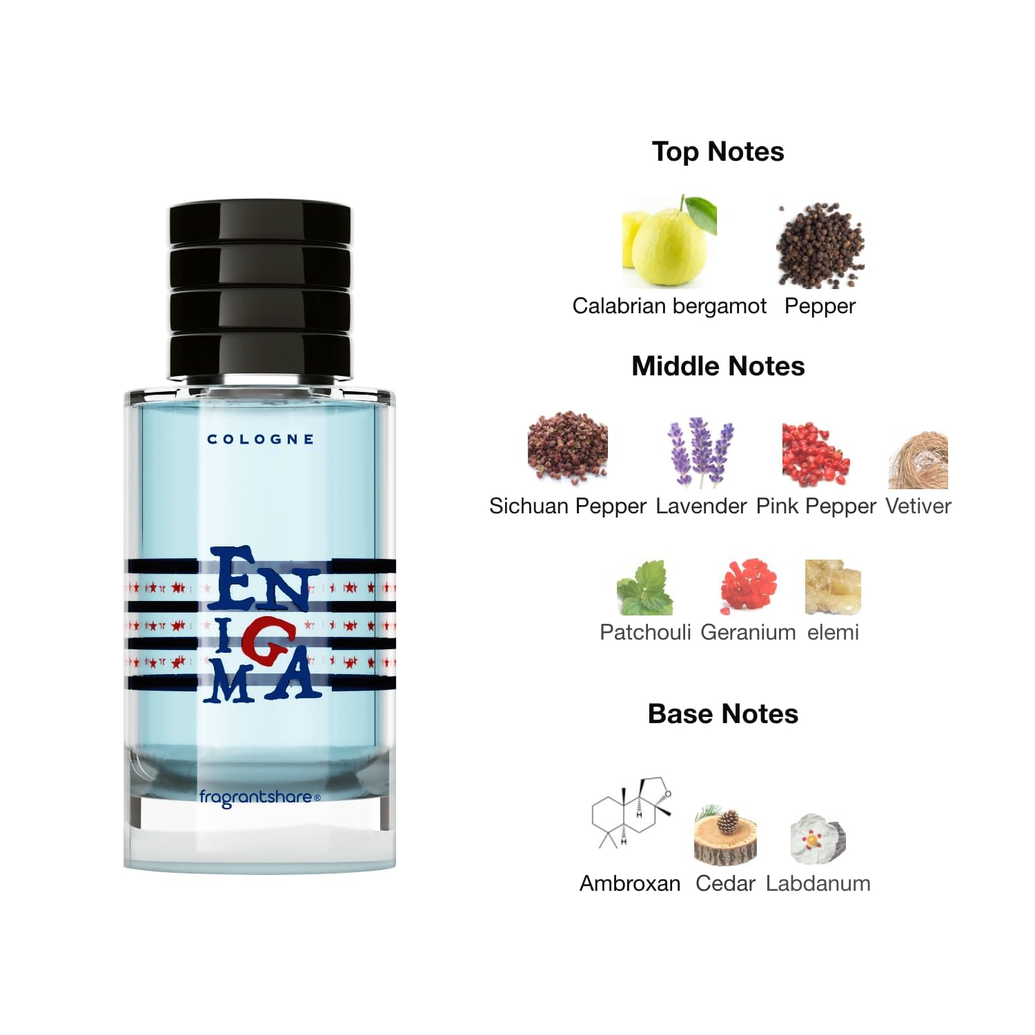 FragrantShare Colonia para hombres y mujeres EDP Perfume para Enigma Aceite de Feromonas Original Fragancia -1.67 oz (1.7 fl oz)
