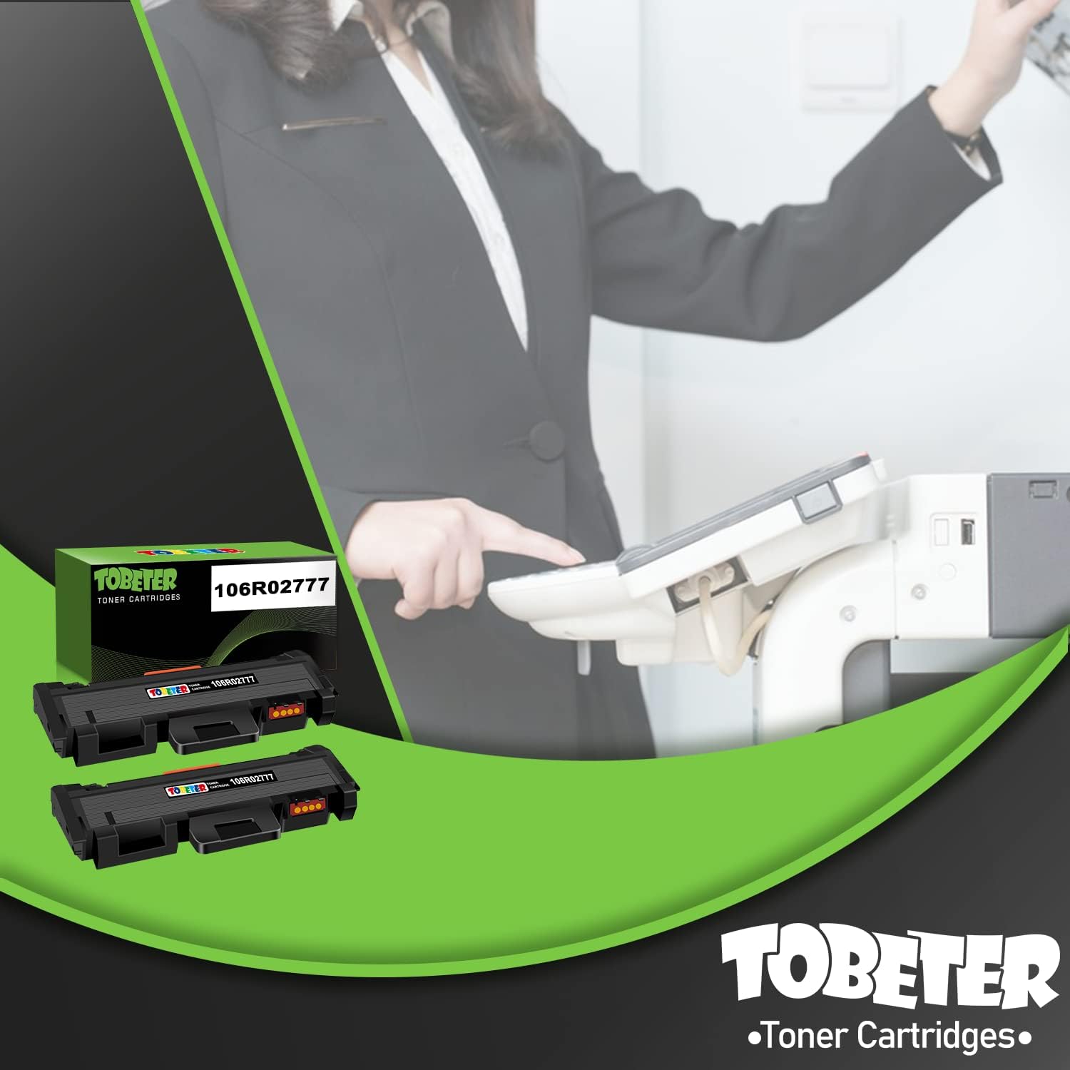 ToBeter Cartuchos de tóner 3260 remanufacturados de repuesto para Xerox 3260 106R02777 Uso con impresora láser Xerox Phaser 3260 3260DNI 3260DI
