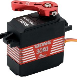 Powerhobby 130 MG 110 66.1lbs Engranaje de metal de alta velocidad impermeable HV Servo Powerhobby 130 MG 110 66.1lbs Engranaje de metal de alta velocidad impermeable HV Servo