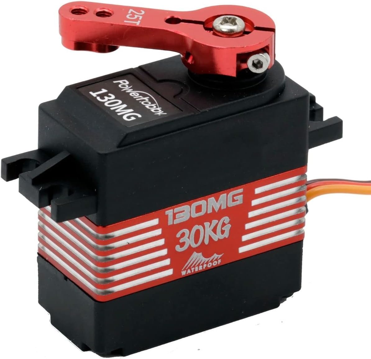 Powerhobby 130 MG 110 66.1lbs Engranaje de metal de alta velocidad impermeable HV Servo
