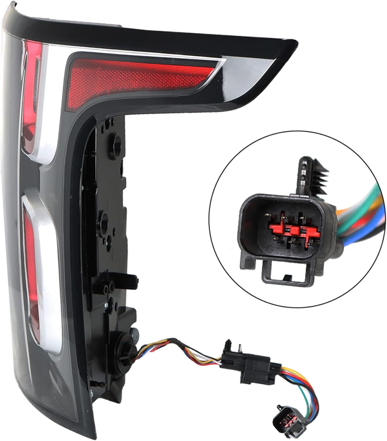GXYWADY Luz de advertencia de luz trasera de repuesto para Land Range Rover L405 2018 2019 2020 Conjunto de lámpara de freno lado del pasajero