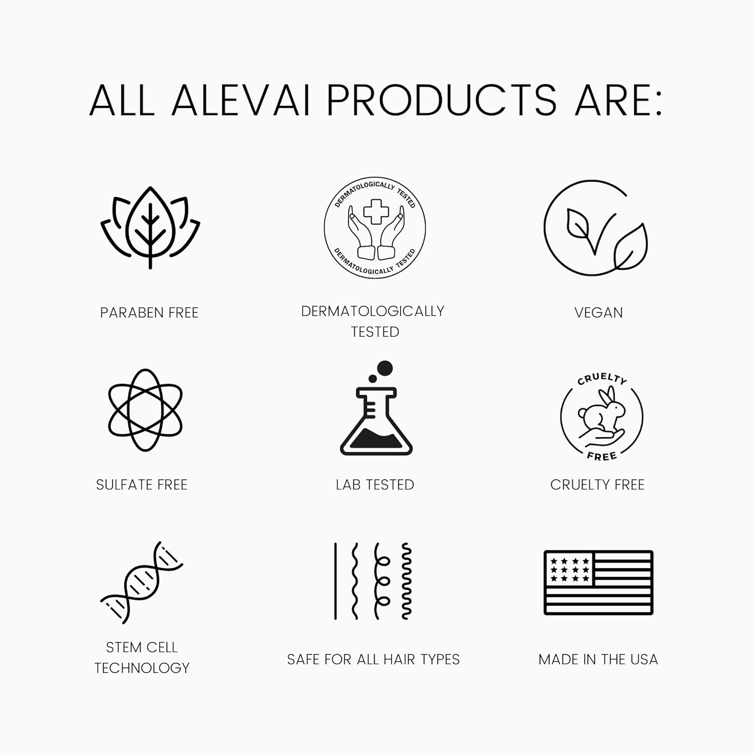 Alevai Stem+ Mascarilla hidratante para cabello dañado, rizado y teñido  Acondicionamiento profundo para el crecimiento  Sin sulfato, parabenos ni