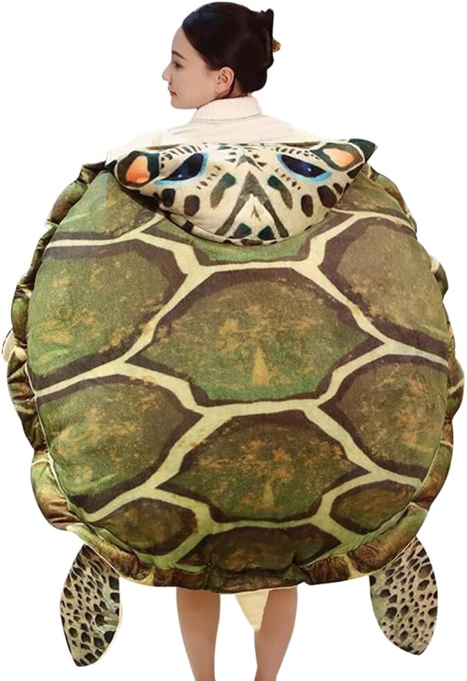 Muñeca de peluche de tortuga suave y esponjosa para fiesta de cosplay (talla L)
