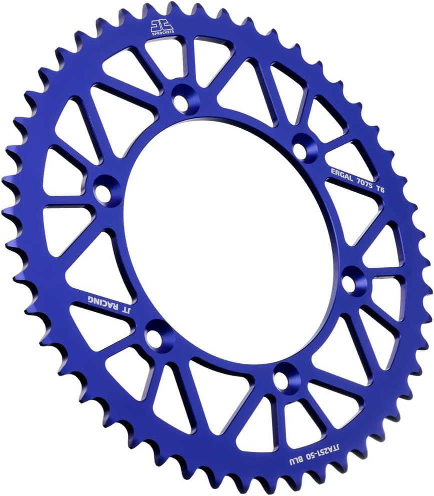 JT Sprockets JTA251.50BLU Piñón trasero de aluminio azul de 50 dientes, 1