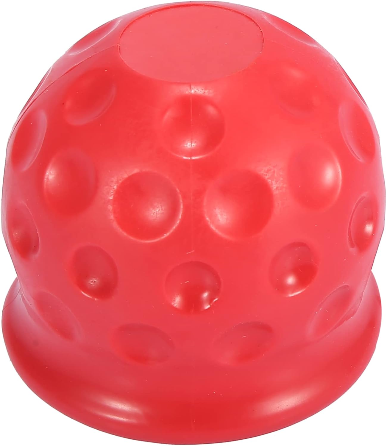 X AUTOHAUX Cubierta universal para bola de enganche de remolque, impermeable, a prueba de polvo, 1.969 in, color rojo para automóvil, camión,