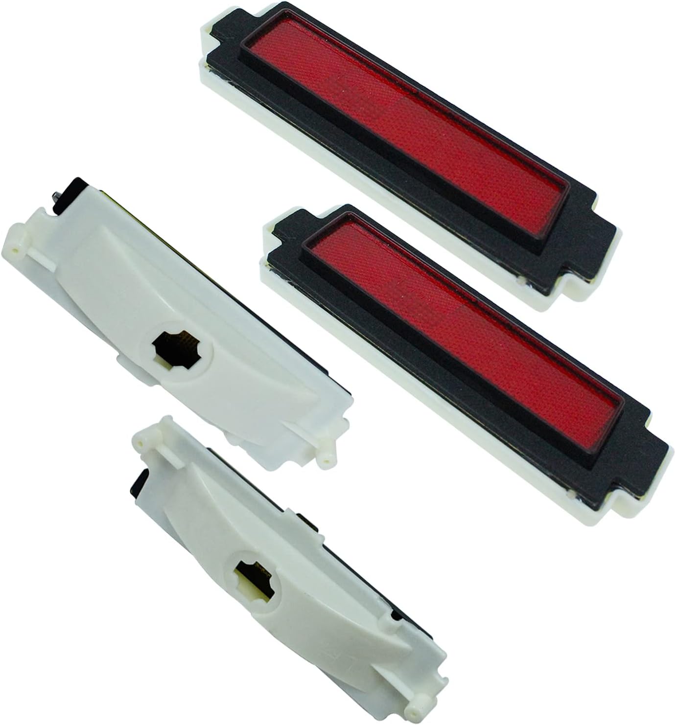 LAFORMO Chevy Monte Carlo Conjunto de lentes de luz para lámpara de marcador lateral delantera y trasera para Chevy Monte Carlo 1981-1988 Par