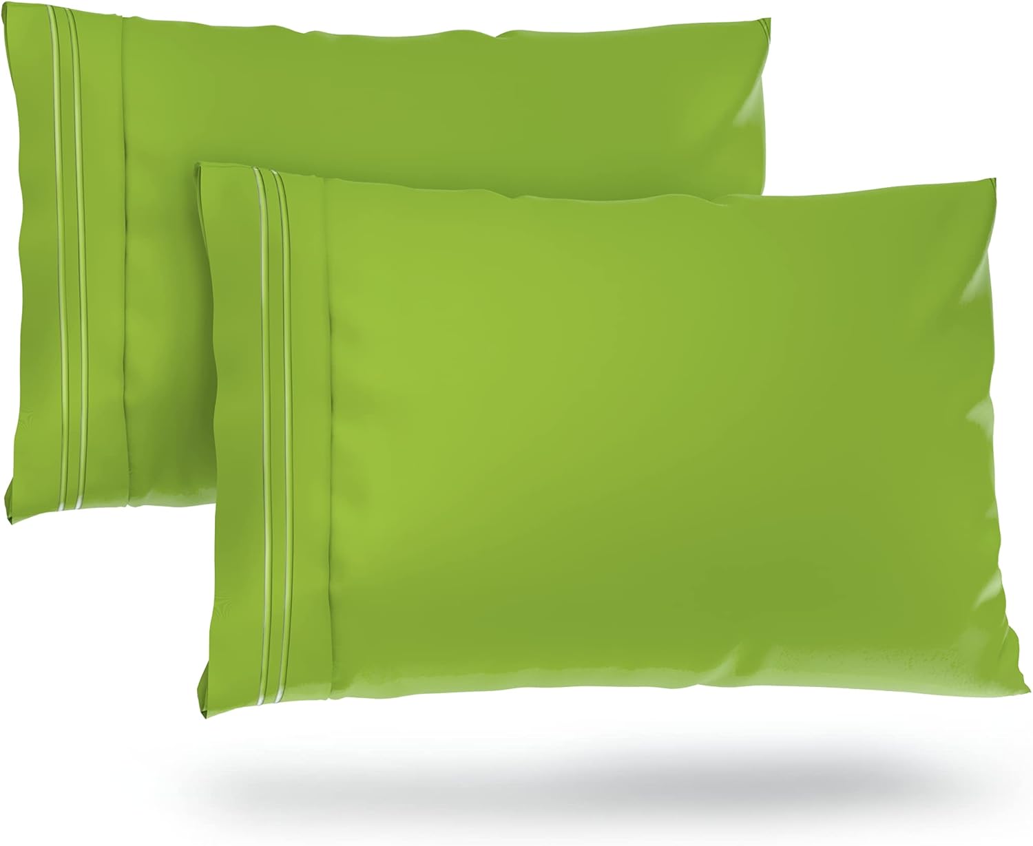 Cosy House Collection 1500 Collection – Juego de 2 fundas de almohada de lujo, supersuaves de calidad de hotel, sin arrugas, hipoalergénicas