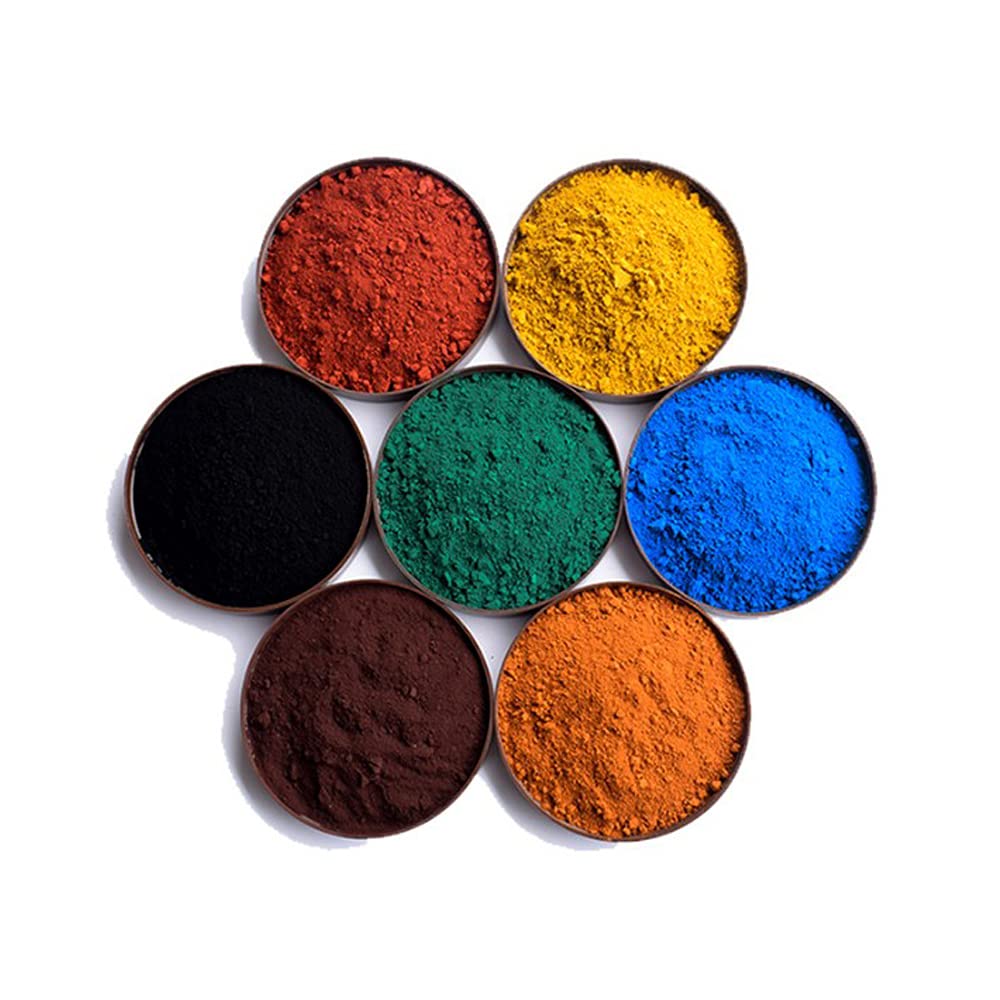 En varios colores óxido de hierro Polvo de óxido de hierro amarillo grado cosmético para cosméticos y jabón – 1.76 oz