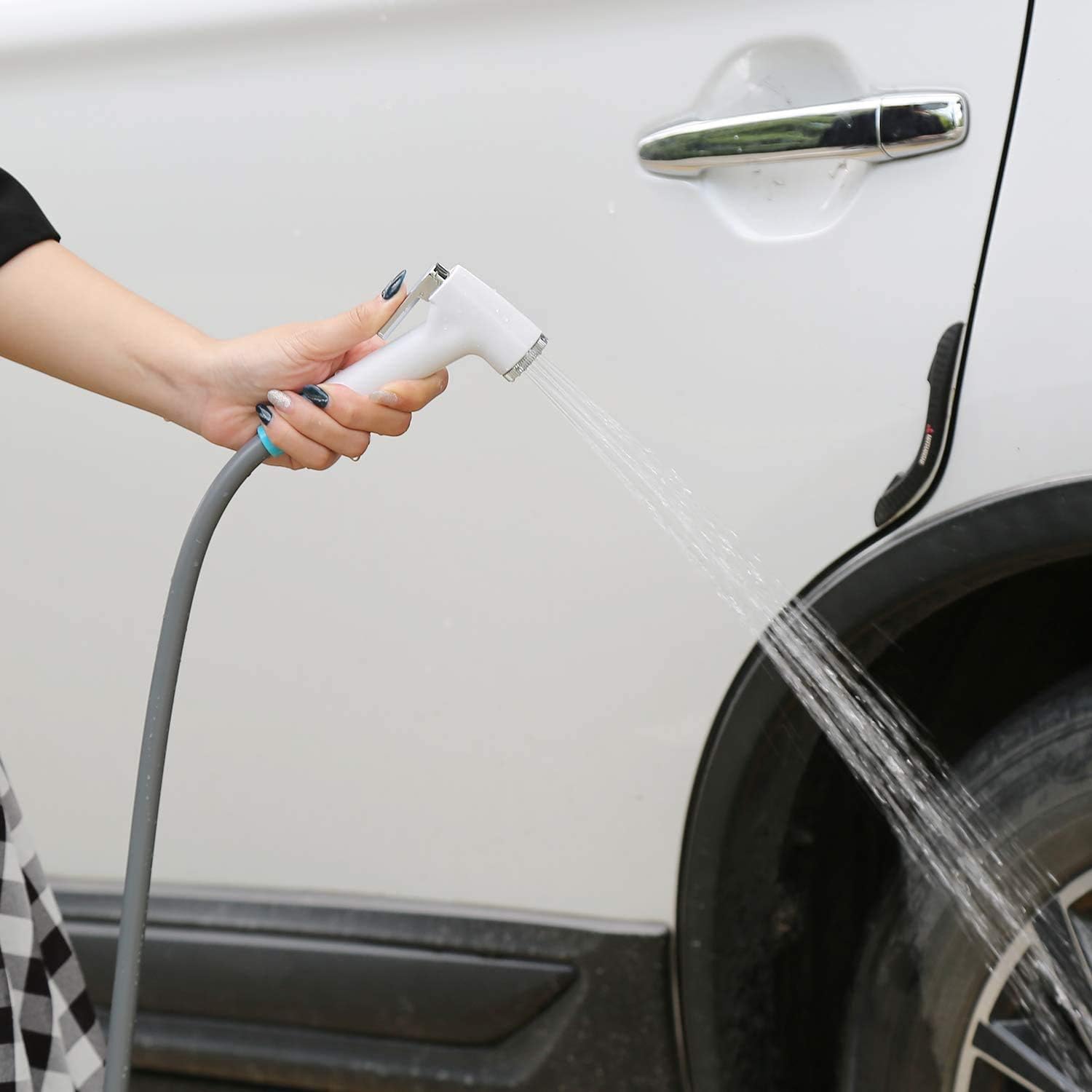 Batería portátil eléctrica de mano para bidé, pulverizador de agua portátil con batería recargable con botella de bidé de viaje