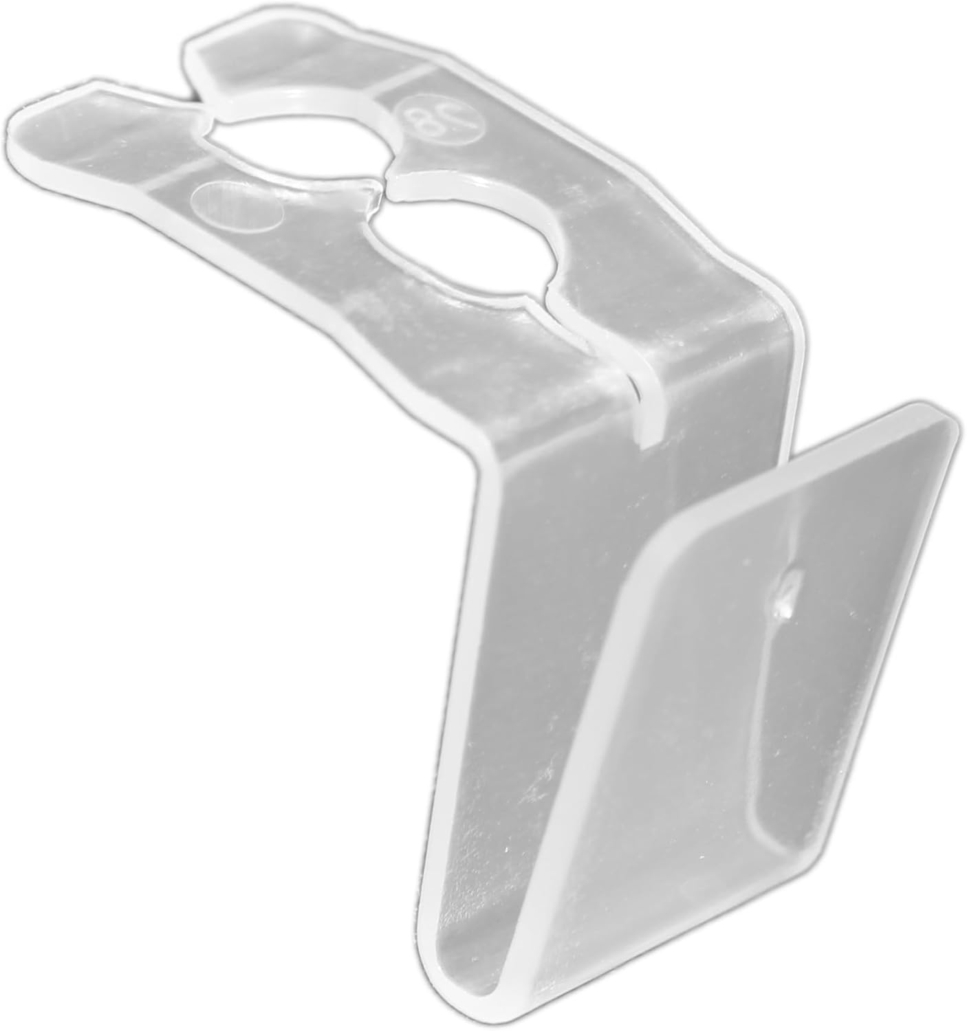 Raptor Gutter Guard Clips de luz exterior  100 unidades  Tornillos incluidos (compatible con cualquier protector de canalón)