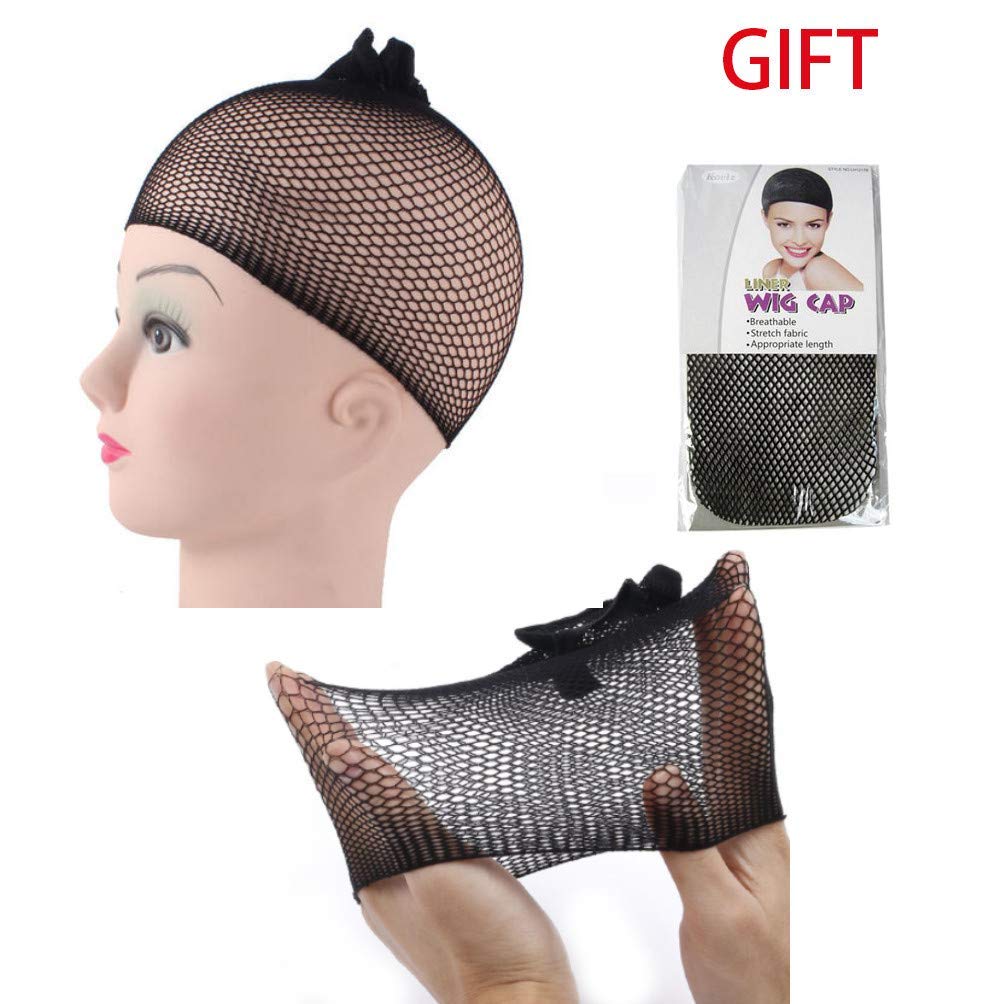 Peluca larga y rizada ondulada gris plateado a morado con parte lateral de aspecto natural sintético Cosplay peluca para mujeres