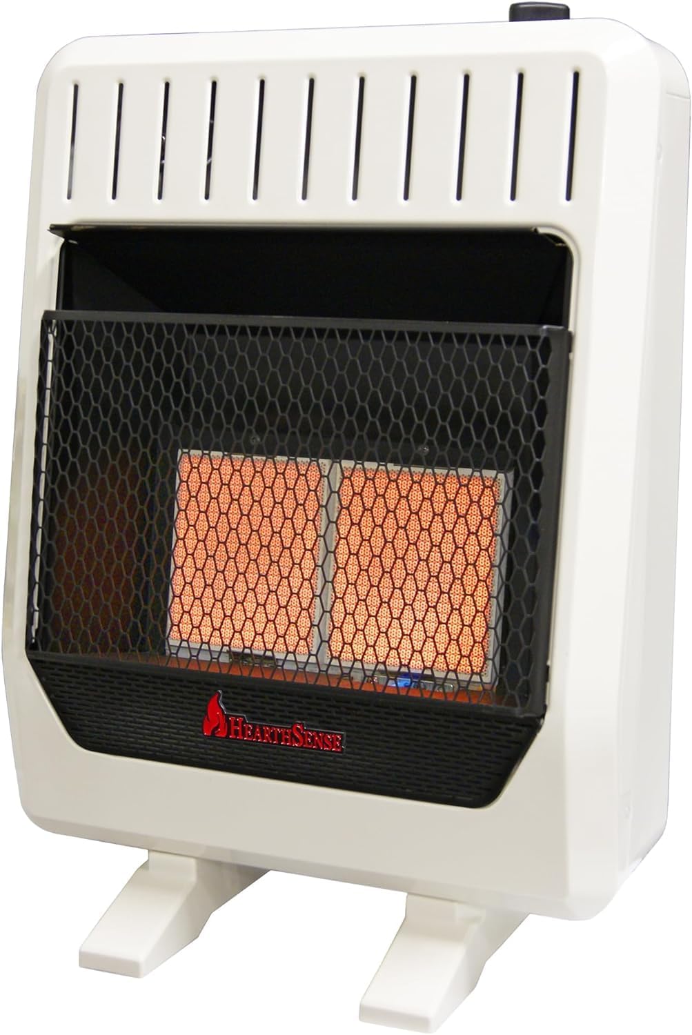 IR16T-BB Calentador infrarrojo de combustible dual sin ventilación con control de termostato para uso doméstico y oficina, 20000 BTU, calienta hasta